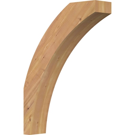 5 1/2"W x 22"D x 30"H Thorton Smooth Knee Brace, Western Red Cedar